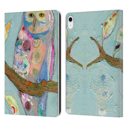 Wyanne Owl An Old Soul Leather Book Wallet Case Cover For Apple iPad 10.9 (2022)