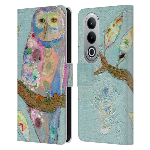 Wyanne Owl An Old Soul Leather Book Wallet Case Cover For OPPO OnePlus Ace 3V 5G