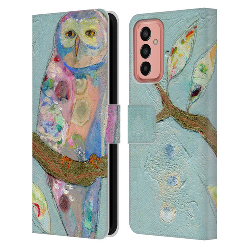 Wyanne Owl An Old Soul Leather Book Wallet Case Cover For Samsung Galaxy M13 (2022)