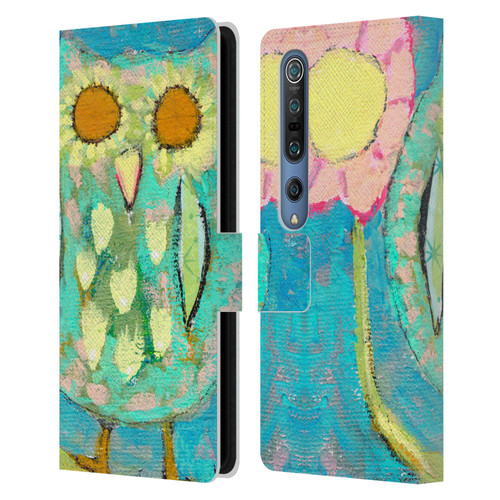 Wyanne Owl Blinded By The Light Leather Book Wallet Case Cover For Xiaomi Mi 10 5G / Mi 10 Pro 5G