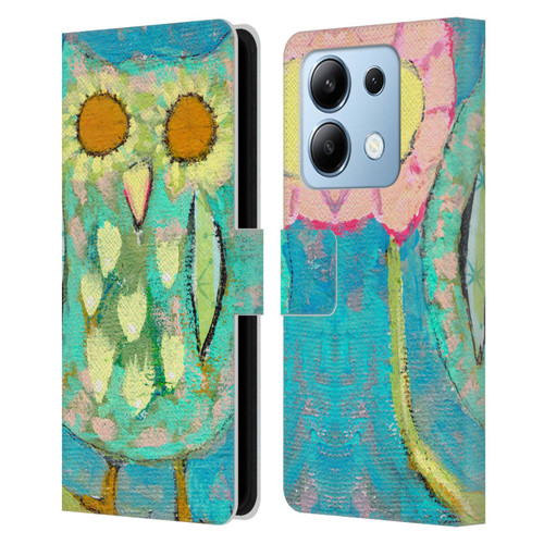 Wyanne Owl Blinded By The Light Leather Book Wallet Case Cover For Xiaomi Redmi Note 13/13 Pro 5G