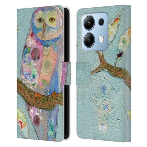 Wyanne Owl An Old Soul Leather Book Wallet Case Cover For Xiaomi Redmi Note 13/13 Pro 5G