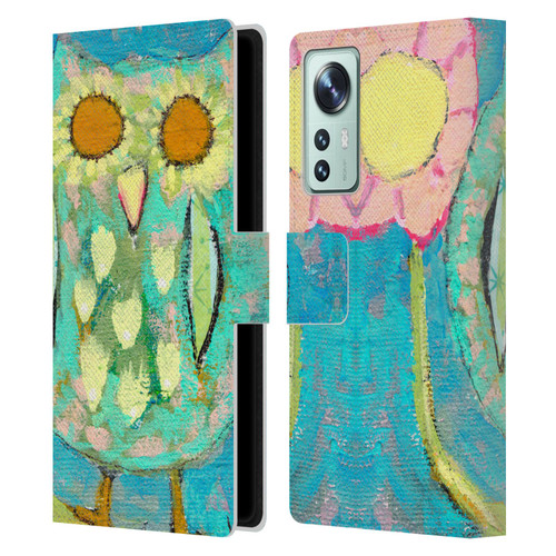 Wyanne Owl Blinded By The Light Leather Book Wallet Case Cover For Xiaomi 12