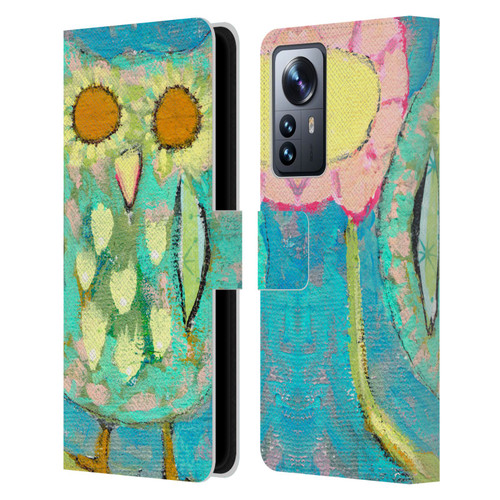 Wyanne Owl Blinded By The Light Leather Book Wallet Case Cover For Xiaomi 12 Pro
