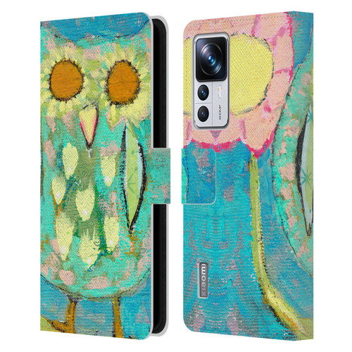 Wyanne Owl Blinded By The Light Leather Book Wallet Case Cover For Xiaomi 12T Pro