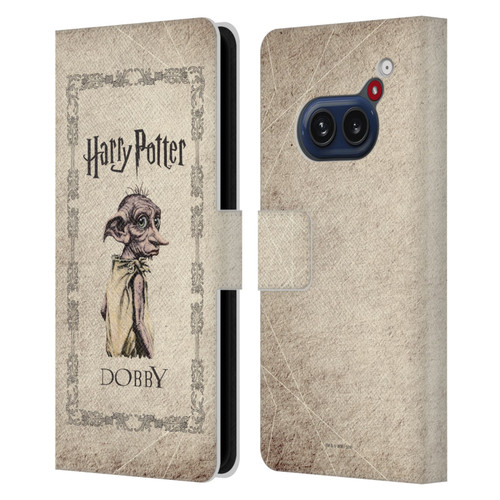 Harry Potter Chamber Of Secrets II Dobby House Elf Creature Leather Book Wallet Case Cover For Nothing Phone (2a)