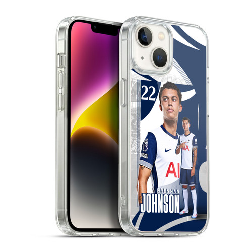 Tottenham Hotspur F.C. 2024/25 First Team Brennan Johnson Soft Gel Case for Apple iPhone 14