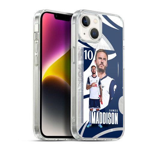 Tottenham Hotspur F.C. 2024/25 First Team James Maddison Soft Gel Case for Apple iPhone 14 Plus & MagSafe