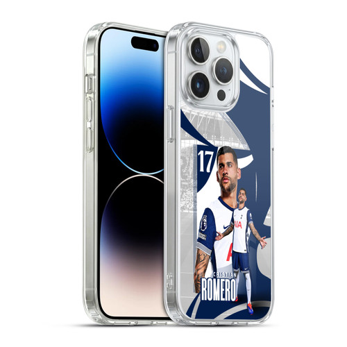 Tottenham Hotspur F.C. 2024/25 First Team Cristian Romero Soft Gel Case for Apple iPhone 14 Pro Max & MagSafe