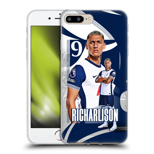 Tottenham Hotspur F.C. 2024/25 First Team Richarlison Soft Gel Case for Apple iPhone 7 Plus / iPhone 8 Plus