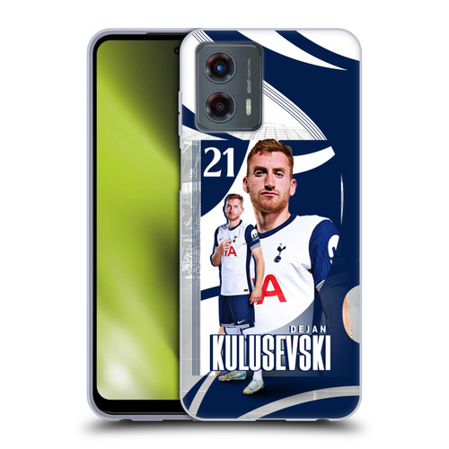 Tottenham Hotspur F.C. 2024/25 First Team Dejan Kulusevski Soft Gel Case for Motorola Moto G (2023)