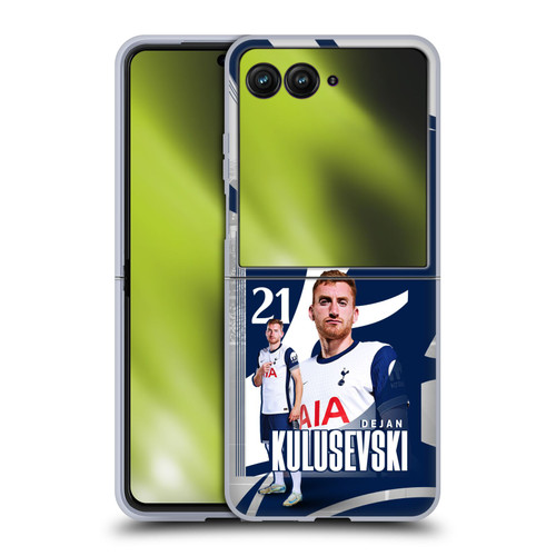 Tottenham Hotspur F.C. 2024/25 First Team Dejan Kulusevski Soft Gel Case for Motorola Razr 50 Ultra