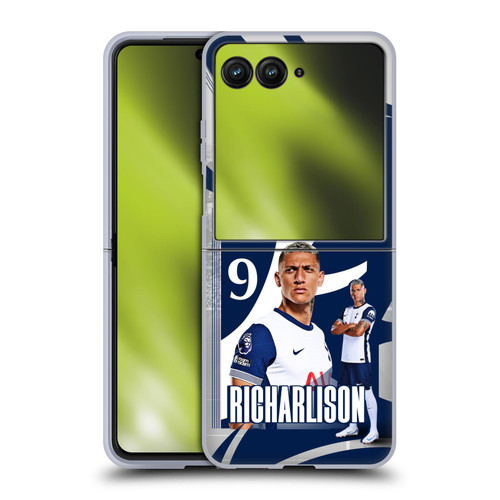 Tottenham Hotspur F.C. 2024/25 First Team Richarlison Soft Gel Case for Motorola Razr 50 Ultra