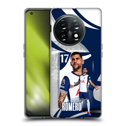 Tottenham Hotspur F.C. 2024/25 First Team Cristian Romero Soft Gel Case for OnePlus 11 5G