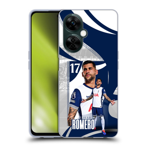Tottenham Hotspur F.C. 2024/25 First Team Cristian Romero Soft Gel Case for OnePlus Nord N30