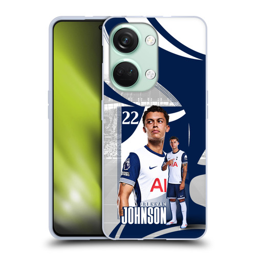 Tottenham Hotspur F.C. 2024/25 First Team Brennan Johnson Soft Gel Case for OnePlus Nord 3 5G