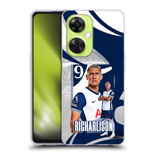 Tottenham Hotspur F.C. 2024/25 First Team Richarlison Soft Gel Case for OnePlus Nord CE 3 Lite 5G