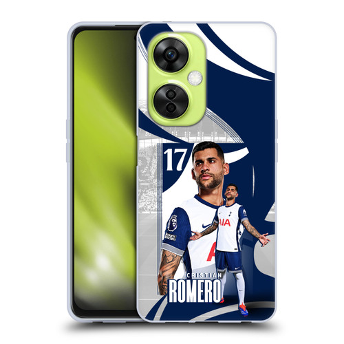 Tottenham Hotspur F.C. 2024/25 First Team Cristian Romero Soft Gel Case for OnePlus Nord CE 3 Lite 5G