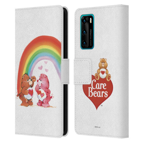 Care Bears Classic Rainbow Leather Book Wallet Case Cover For Huawei P40 5G