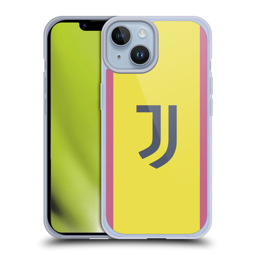 Juventus Football Club 2024/25 Kit Away Soft Gel Case for Apple iPhone 14