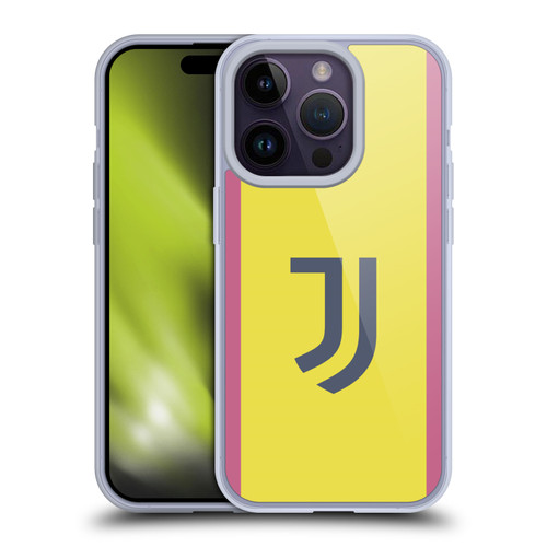 Juventus Football Club 2024/25 Kit Away Soft Gel Case for Apple iPhone 14 Pro