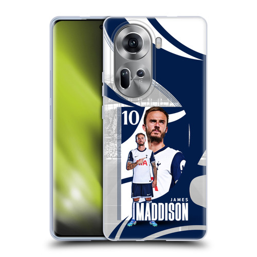 Tottenham Hotspur F.C. 2024/25 First Team James Maddison Soft Gel Case for OPPO Reno11