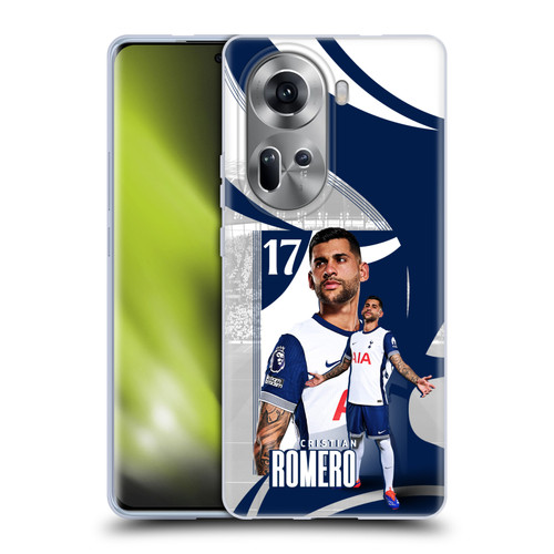 Tottenham Hotspur F.C. 2024/25 First Team Cristian Romero Soft Gel Case for OPPO Reno11
