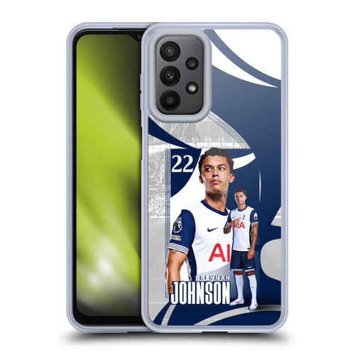 Tottenham Hotspur F.C. 2024/25 First Team Brennan Johnson Soft Gel Case for Samsung Galaxy A23 / 5G (2022)