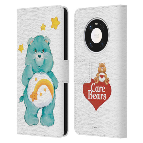 Care Bears Classic Wish Leather Book Wallet Case Cover For Huawei Mate 40 Pro 5G
