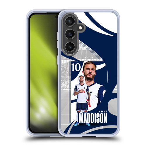 Tottenham Hotspur F.C. 2024/25 First Team James Maddison Soft Gel Case for Samsung Galaxy S24 FE