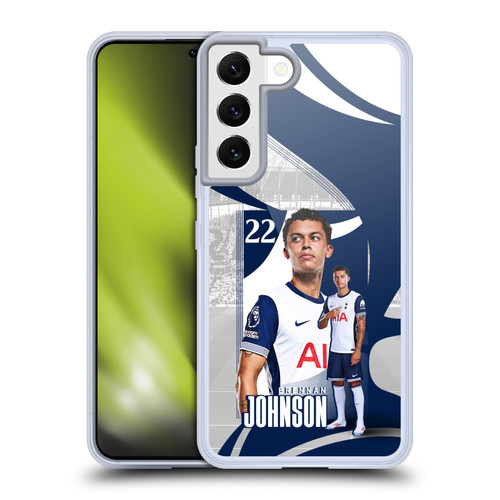 Tottenham Hotspur F.C. 2024/25 First Team Brennan Johnson Soft Gel Case for Samsung Galaxy S22 5G