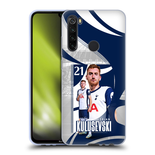 Tottenham Hotspur F.C. 2024/25 First Team Dejan Kulusevski Soft Gel Case for Xiaomi Redmi Note 8T
