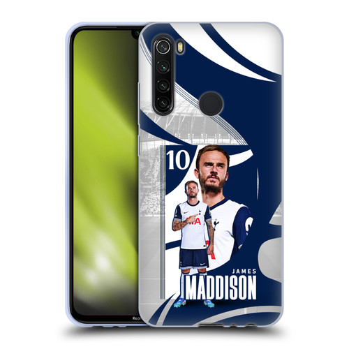 Tottenham Hotspur F.C. 2024/25 First Team James Maddison Soft Gel Case for Xiaomi Redmi Note 8T