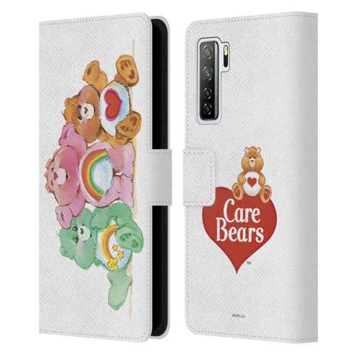 Care Bears Classic Group Leather Book Wallet Case Cover For Huawei Nova 7 SE/P40 Lite 5G