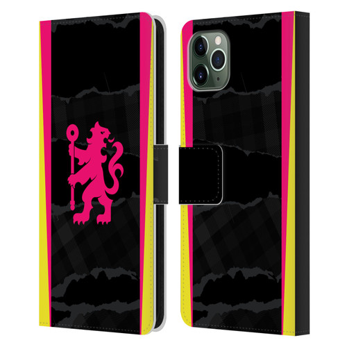 Chelsea Football Club 2024/25 Kit Third Leather Book Wallet Case Cover For Apple iPhone 11 Pro Max