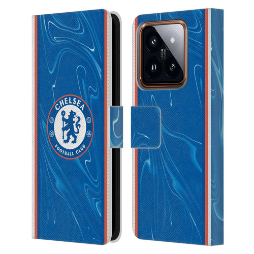 Chelsea Football Club 2024/25 Kit Home Leather Book Wallet Case Cover For Xiaomi 14