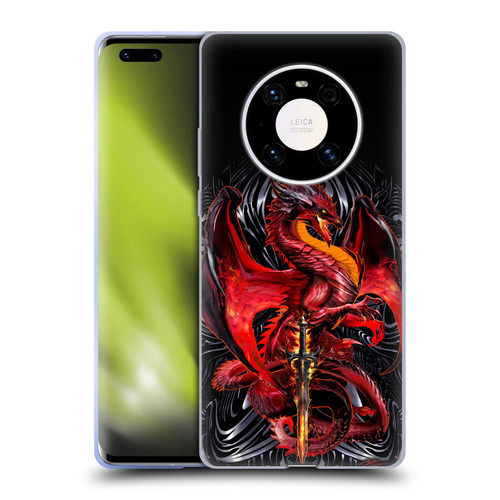 Ruth Thompson Dragons with Swords Wrath Blade Soft Gel Case for Huawei Mate 40 Pro 5G