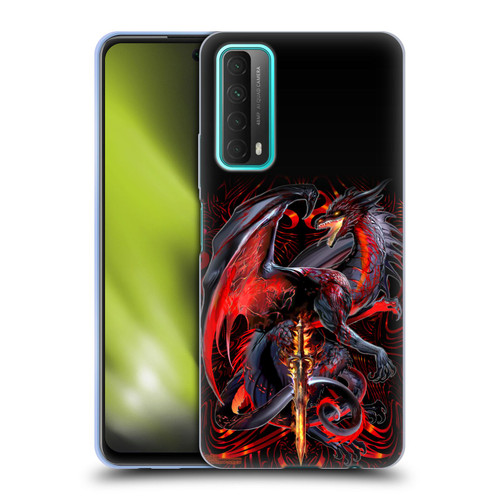 Ruth Thompson Dragons with Swords Widow Blade Soft Gel Case for Huawei P Smart (2021)