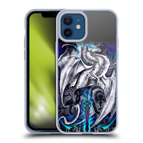 Ruth Thompson Dragons with Swords Blade & Fantasy Wolf Soft Gel Case for Apple iPhone 12 / iPhone 12 Pro