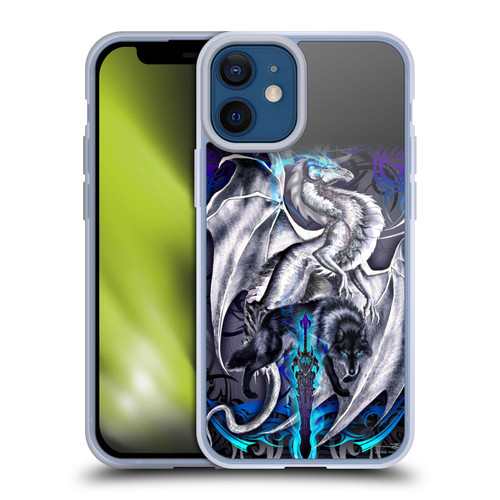 Ruth Thompson Dragons with Swords Blade & Fantasy Wolf Soft Gel Case for Apple iPhone 12 Mini