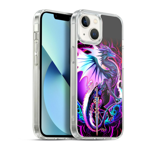 Ruth Thompson Dragons with Swords Ebon Blade Fantasy Soft Gel Case for Apple iPhone 13