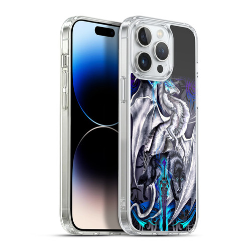 Ruth Thompson Dragons with Swords Blade & Fantasy Wolf Soft Gel Case for Apple iPhone 13 Pro Max & MagSafe