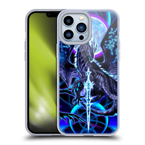 Ruth Thompson Dragons with Swords Night Blade & Constellations Soft Gel Case for Apple iPhone 13 Pro Max
