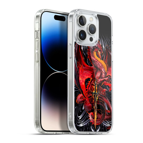 Ruth Thompson Dragons with Swords Wrath Blade Soft Gel Case for Apple iPhone 13 Pro Max & MagSafe
