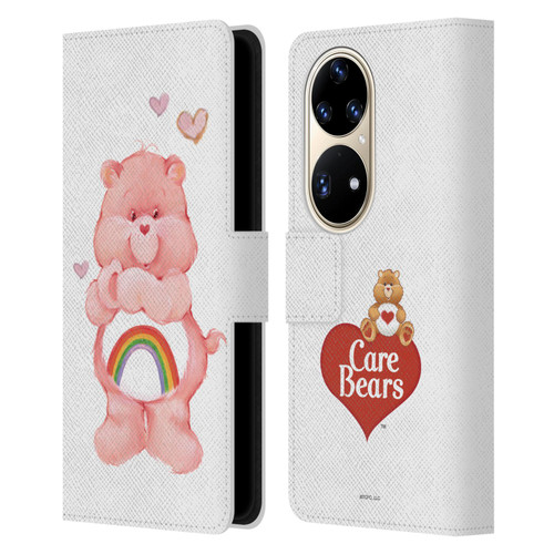 Care Bears Classic Cheer Leather Book Wallet Case Cover For Huawei P50 Pro