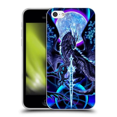 Ruth Thompson Dragons with Swords Night Blade & Constellations Soft Gel Case for Apple iPhone 5c
