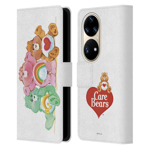 Care Bears Classic Group Leather Book Wallet Case Cover For Huawei P50 Pro