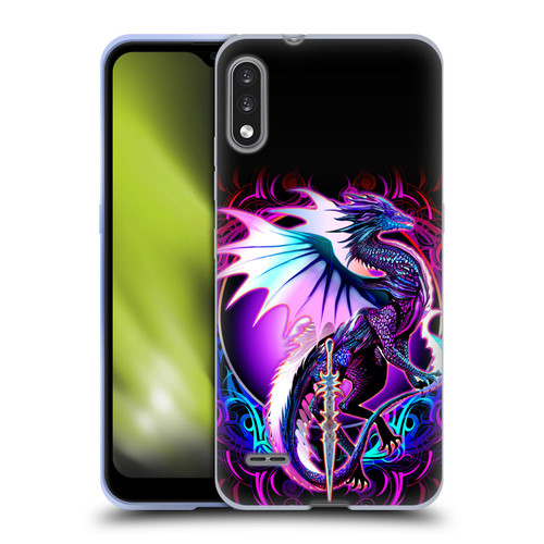 Ruth Thompson Dragons with Swords Ebon Blade Fantasy Soft Gel Case for LG K22