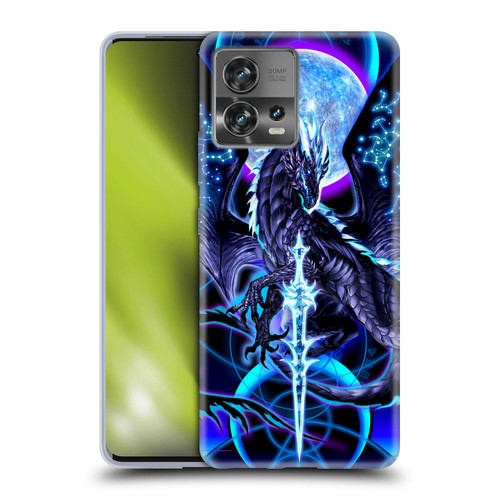 Ruth Thompson Dragons with Swords Night Blade & Constellations Soft Gel Case for Motorola Moto Edge 30 Fusion