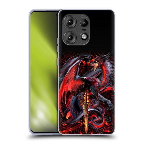 Ruth Thompson Dragons with Swords Widow Blade Soft Gel Case for Motorola Edge 50 Pro